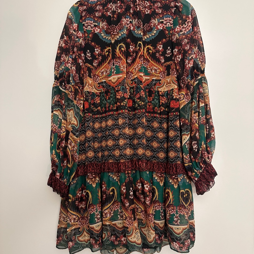Alice + Olivia Multicolor Patterned Mini Dress